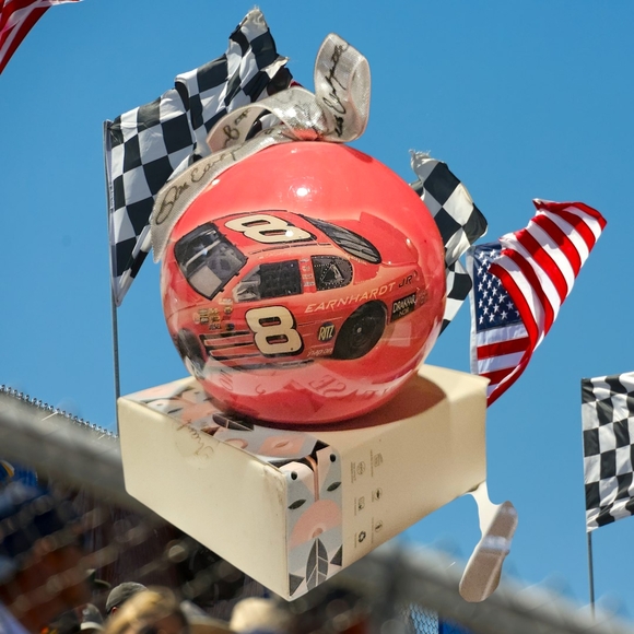 Earnhardt Jr. Red Racing Ornament - Picture 1 of 1